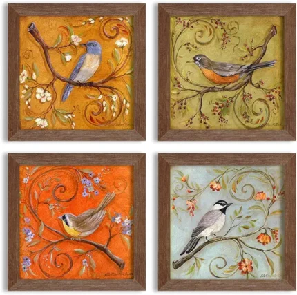 Modern Landscape Painting on Canvas – Nature-Inspired Wall Art for Home or Office